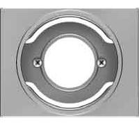 Hager k5 - Placa central para mecanismo luz e14 acero