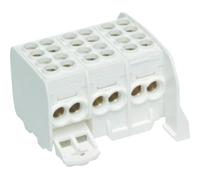 Hager KH23C - Conector de derivación (3 pines, protección contra los dedos)