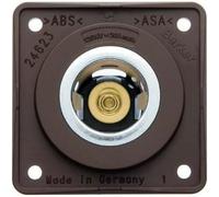 HAGER (KNX+DOM) Toma 12V Integro marrón