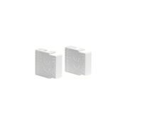 Hager Juego de tapa lateral KZN023 para KDN263B-KDN363B 10 unidades