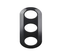 Hager - Marco 3 Elementos Serie 1930 Negro