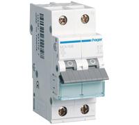 Hager MCN506 MCN506 - Disyuntor (2 pines, 6 A, 230 V)