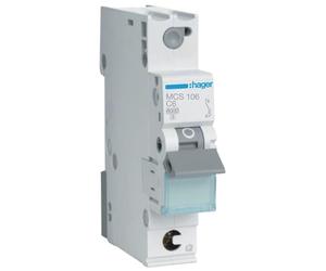 Hager MCS106 x, 400 V, Gris
