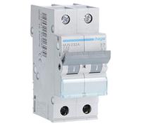 Hager MUN232A Interruptor Automático Magnetotérmico Serie MU, 2P, 32A, curva C, 6KA