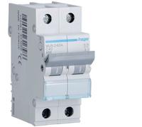 Hager MUN250A Interruptor Automático Magnetotérmico Serie MU, 2P, 50A, curva C, 6KA