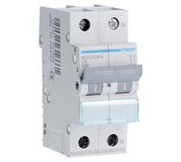 Hager MUN506A Interruptor Automático Magnetotérmico Serie MU, 1P+N, 6A, curva C, 6KA