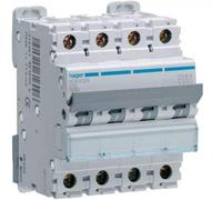Hager NCN450A Interruptor Automático Magnetotérmico Serie N, 4P, 50A, curva C, 10/15kA
