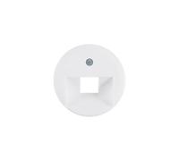 Hager nostalgia - Placa central para 1 toma eua blanco polar