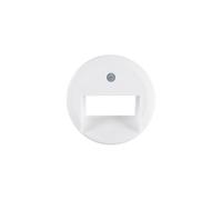 Hager nostalgia - Placa central para 2 toma eua blanco polar