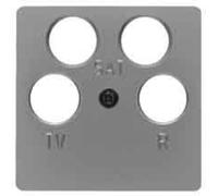 Hager - Placa central tv-fm para 4594 arsys inoxidable k5