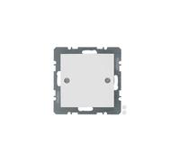 Hager - Placa ciega con bastidor atornillada s1/b1/b3/b7 blanco polar