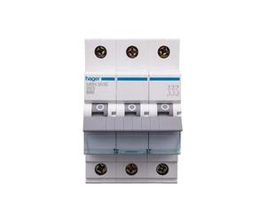 Hager Polo 3250614313127 Disyuntor 3P B 63A 6kA AC MBN363E