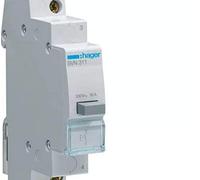 Hager - Pulsador 1NA, 16A, 250V