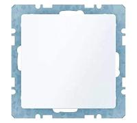 Hager q.1 - Placa ciega con bastidor blanco polar
