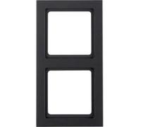 Hager q.3 - Marco 2 elementos antracita aterciopelado