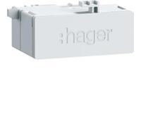 Hager RJ45 Hembra Patch 180°IP20 CAT6A ZZ45WAN2PP
