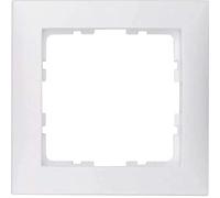 Hager s1 - Marco 80x80 1 elemento blanco polar