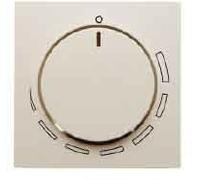 Hager s1 - Placa central mecanismo regulador motor brillo blanco