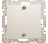 Hager s1 - Placa ciega con bastidor atornillada brillo blanco