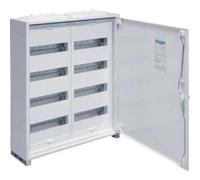 Hager serie fwb - Caja distribución superficie 2 tramo 4 filas 96 módulos equipada