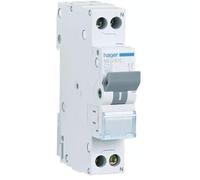 Hager serie ml - Automático magnetotérmico -ml curva-c 6ka 1 polo+neutro 20a