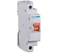Hager serie mn - Interruptor automático mn 1 polo+neutro 40a curva-c