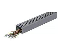 Hager Sistemas BA780120 Canal de Cuadro, en PVC, de 80X120mm, Gris