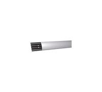 Hager Sistemas SLA180750ELN Salvacables con Base en PVC y Tapa en Aluminio, de 18x75 mm, 4 Compartimientos