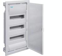 Hager Sistemas VU36NCT Serie Golf VU Caja de Empotrable, Registro Term. de Red Para ICT, 3 Filas, Puerta Blanca