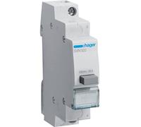 Hager SVN322 - Pulsador con enclavamiento 16a 250v 1nc