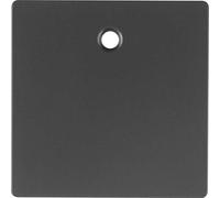 Hager - Tapa Interruptor pulsador Tirador q1/q3 Antracita Aterciopelado