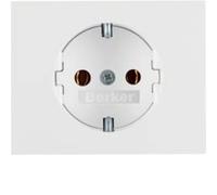 Hager - Tapa schuko k1 protección infantil blanco polar