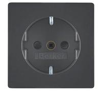 Hager - Tapa schuko qx protección infantil antracita