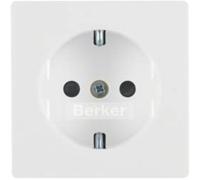 Hager - Tapa schuko qx protección infantil blanco polar