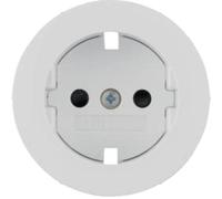 Hager - Tapa schuko rx protección infantil blanco polar
