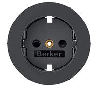 Hager - Tapa schuko rx protección infantil negro