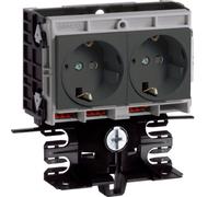 Hager Tehalit Caja De Montaje En Superficie Zócalo Trunking (Enchufe Europeo) - SL200559409011