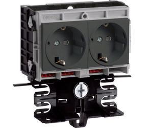 Hager Tehalit Caja De Montaje En Superficie Zócalo Trunking (Enchufe Europeo) - SL200559409011
