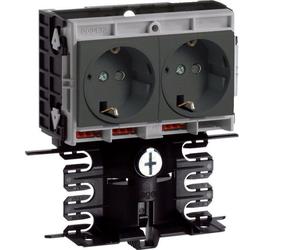 Hager Tehalit Caja De Montaje En Superficie Zócalo Trunking (Enchufe Europeo) - SL200809409011