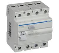 Hager tipo ac - Interruptor diferencial 4 polos 63a 30ma ac