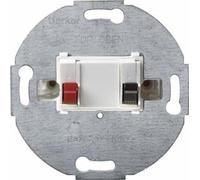 HAGER - Toma Simple Altavoz Estereo Blanco Polar