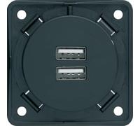 Hager - Toma USB 230V Integro antracita