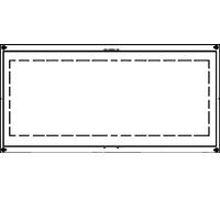 Hager UD22C1 Accesorio de Bastidor - Accesorio de Rack (Acero Inoxidable, Color Blanco)