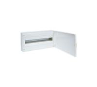 Hager VS122PD - Distribuidor pequeño (1 fila, 22 m, con puerta, AP IP40), color blanco