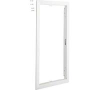 Hager VZ143N - Marco embellecedor para puerta (3 filas), color blanco