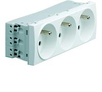 Hager WS123 - Toma de corriente (Policarbonato, IP21, 250 V, 10 pieza(s))