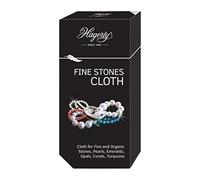 HAGERTY Fine Stones Cloth - Paño de algodón impregnado para joyas, 36 x 30 cm, paño de pulido eficiente para joyas con esmeraldas, perlas, ópalos, corales, turquesa