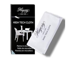 Hagerty High Tech Cloth Paño de limpieza de microfibras 40 x 36cm I paño extra fino para limpieza de gafas pantallas espejos cristales superficies de policarbonato, etc I no deja rayones ni pelusas