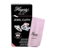 Hagerty Jewel Cloth Paño para la limpieza de joyas de oro y platino con piedras preciosas 36 x 30 cm I Gamuza limpia joyas de algodón impregnada en seco para pulir diamantes, zafiro o rubí