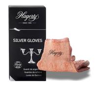 Hagerty Silver Gloves Guantes impregnados en seco para la limpieza de plata con protección contra el óxido 1 par I Guantes de pulir de algodón I Prácticos guantes para limpiar plata y metal plateado